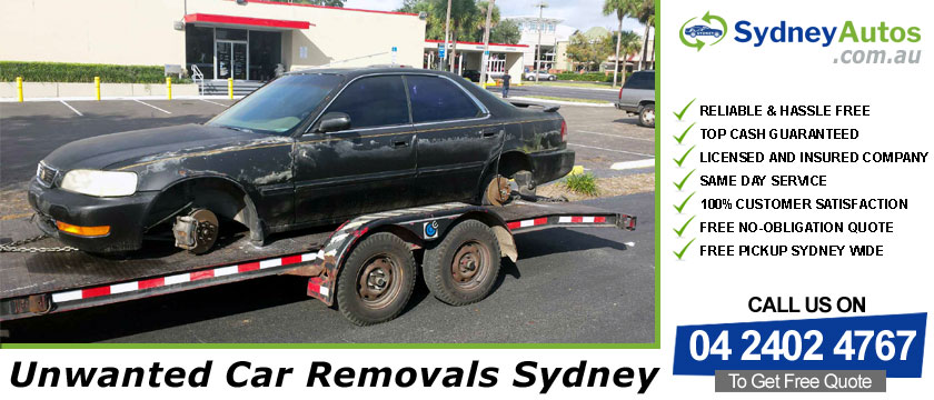 Unwanted Car Removals Sydney
